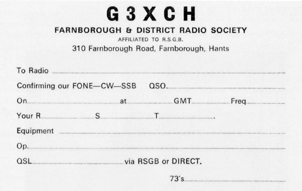 Farnborough Radio First Call